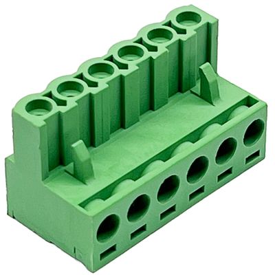 CONNECTOR DT2500 6P GREEN female
