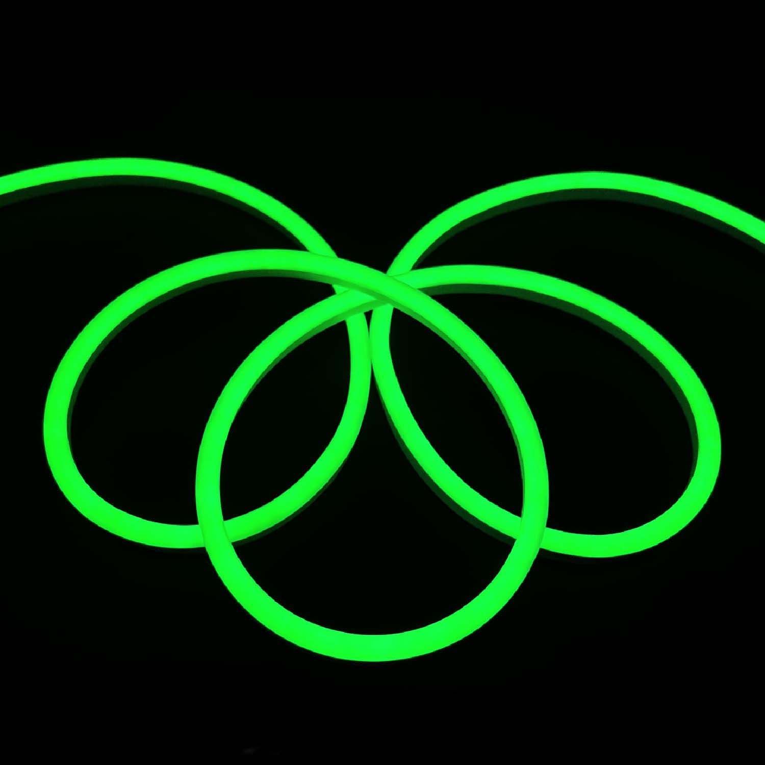 LED Neon Flex 9x16mm 12V Green
