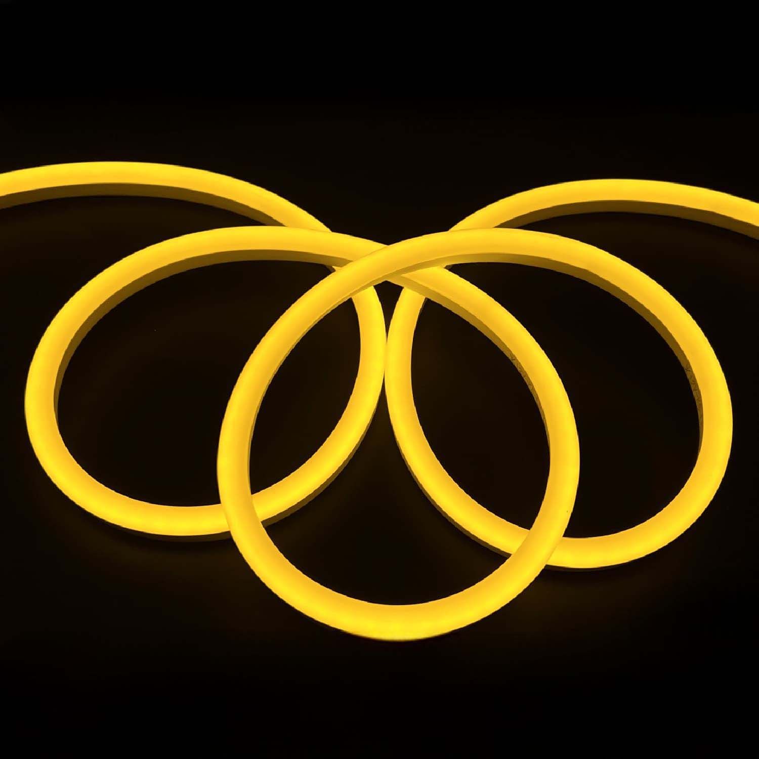 LED Neon Flex 9x16mm 12V YellowLamon