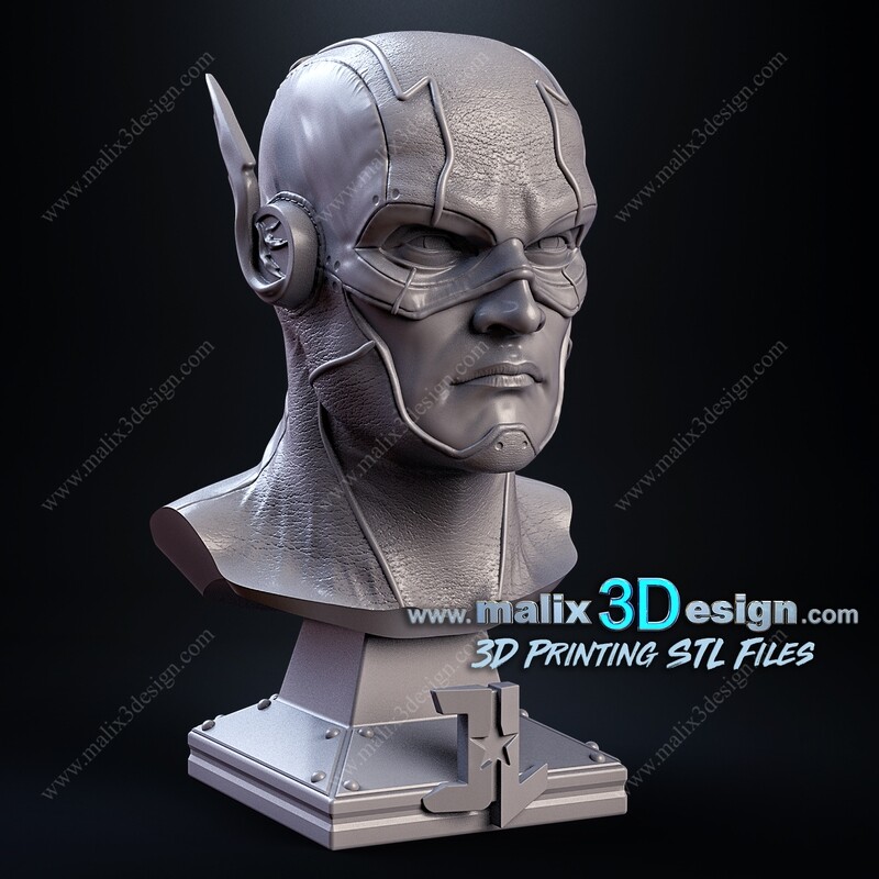 FLASH ( bust ) - STL Files