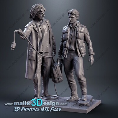 Doc and Marty - STL Files