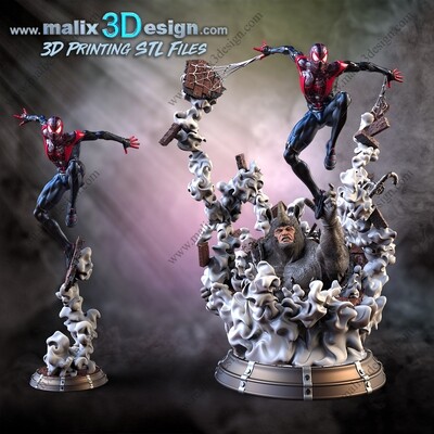 Spider Boy Miles - STL Files