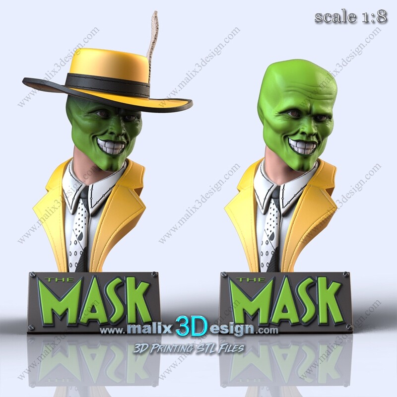 The MASK ( bust ) - STL Files