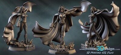 The Lady God of Thunder - STL Files