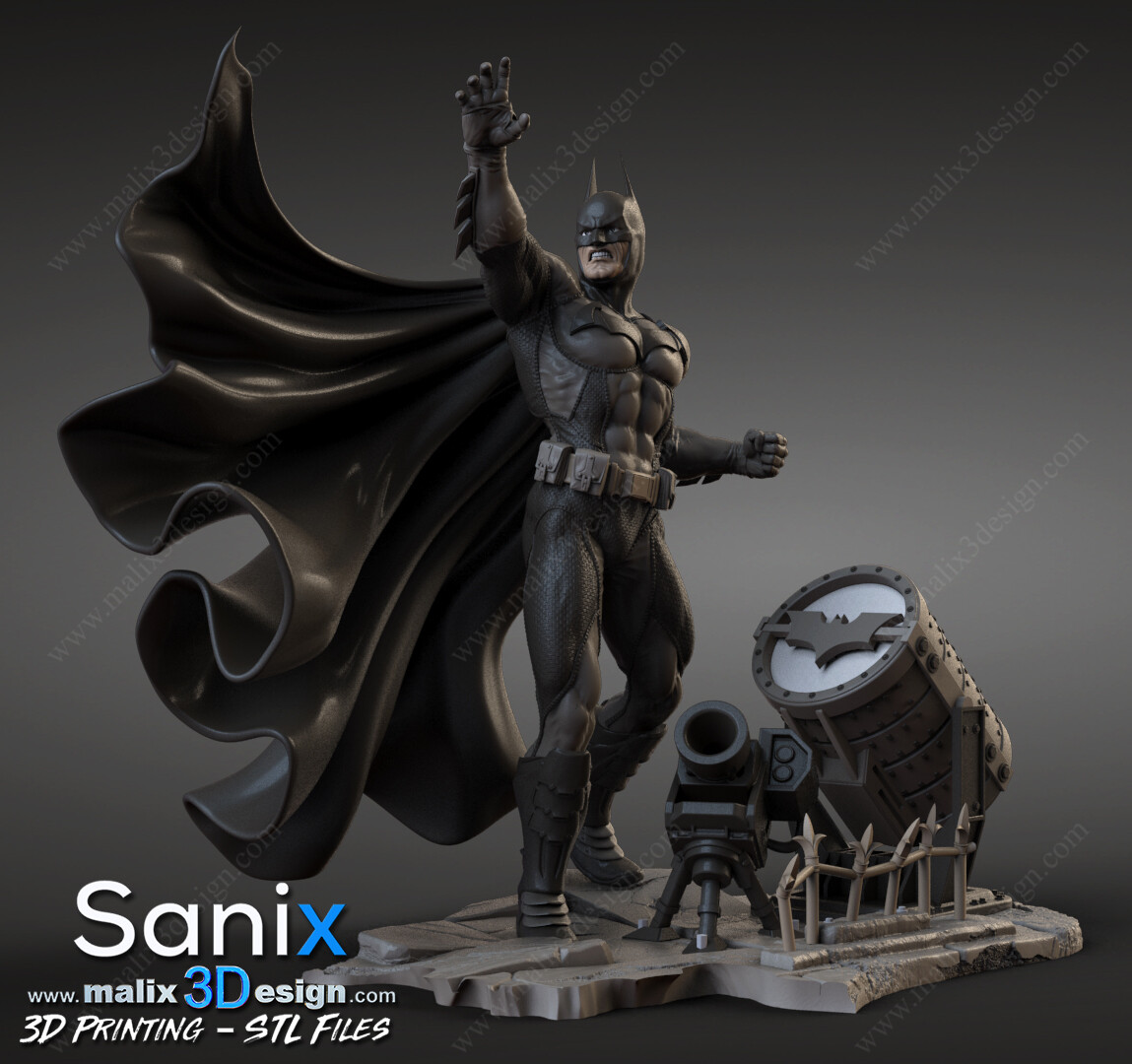 BATMAN ( diorama ) - 3D Printing Files STL