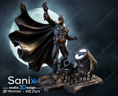 BATMAN ( diorama ) - 3D Printing Files STL