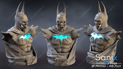 BATMAN ( bust ) - 3D Printing STL Files