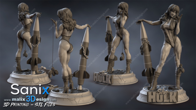 She GREEN / 3D Printing STL Files