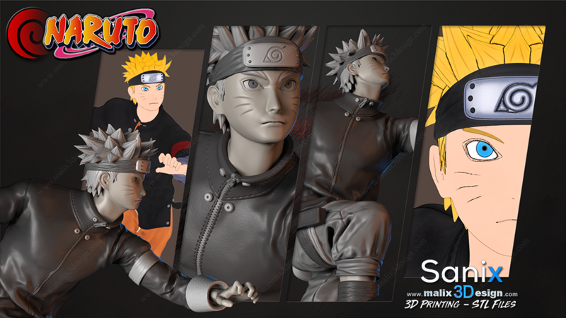 NARUTO - 3D Printing Files STL