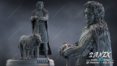 GOT - House STARK - 3D Printing STL Files