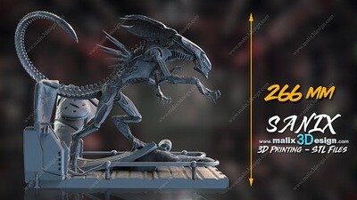 ALIEN QUEEN - 3D Printable Model
