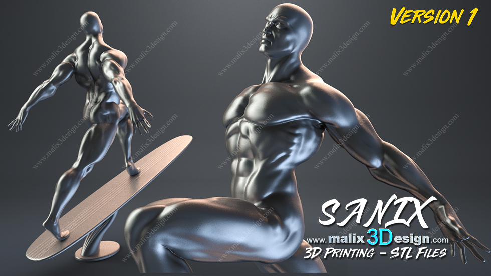 SILVER SURFER (all 3 Version) - STL Files