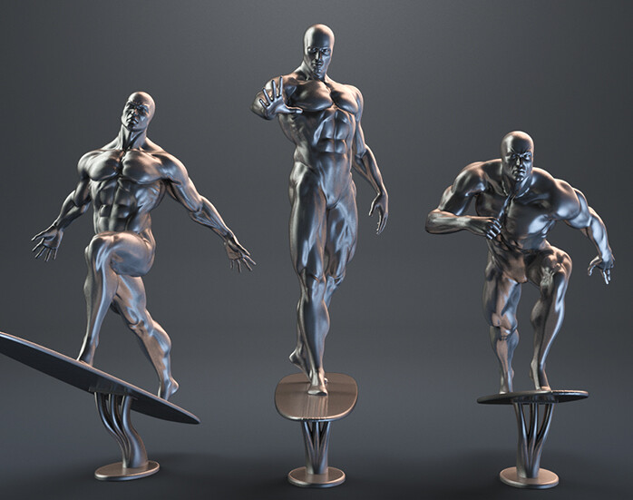 SILVER SURFER (all 3 Version) - STL Files