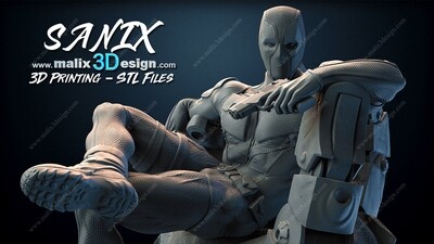 DEADPOOL - STL files for 3D Printing