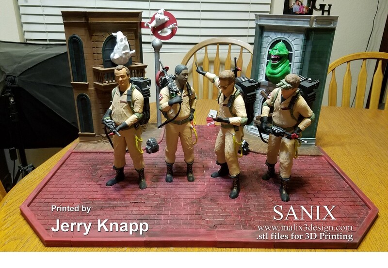 Ghostbusters ( Diorama - 4 Heroes ) - STL Files