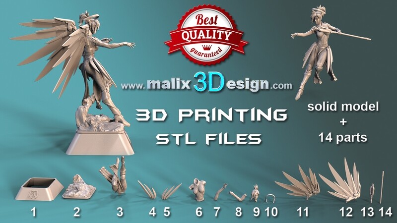 Mercy - 3D Printable Model