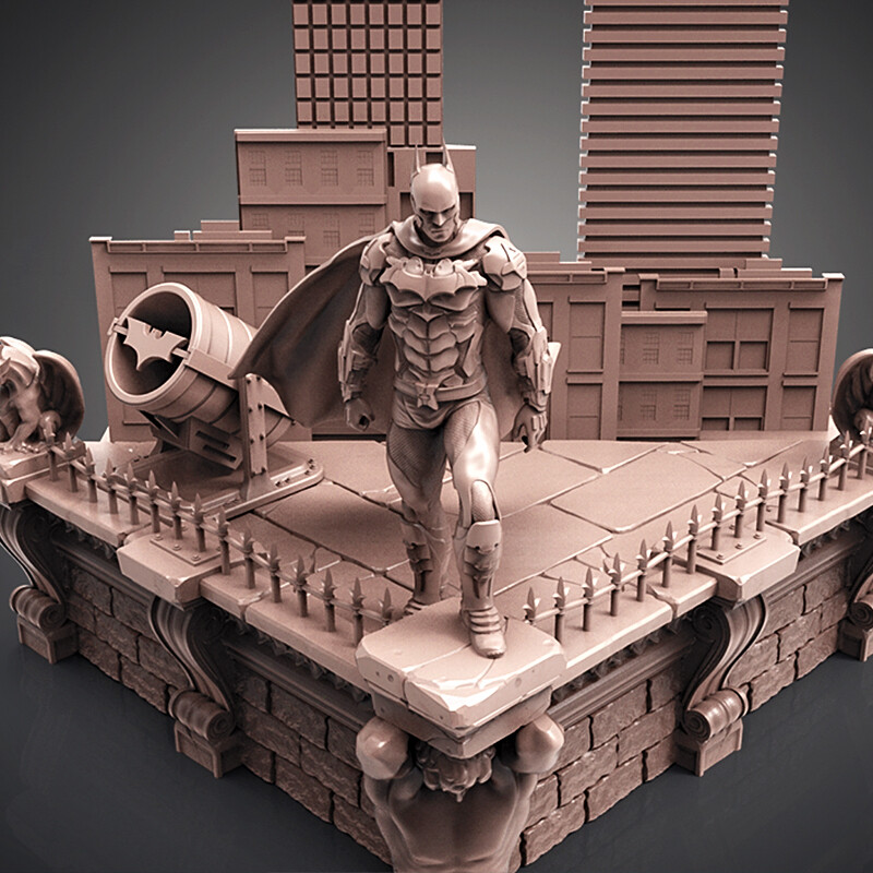 BATMAN Diorama - STL Files for 3D printing