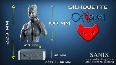 CATWOMAN ( bust ) - for 3D Printing