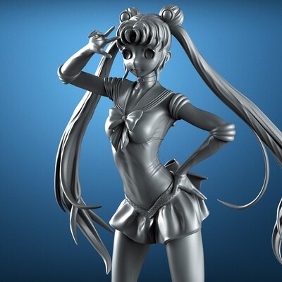 Sailor Moon - 3D Model for 3D Printing
