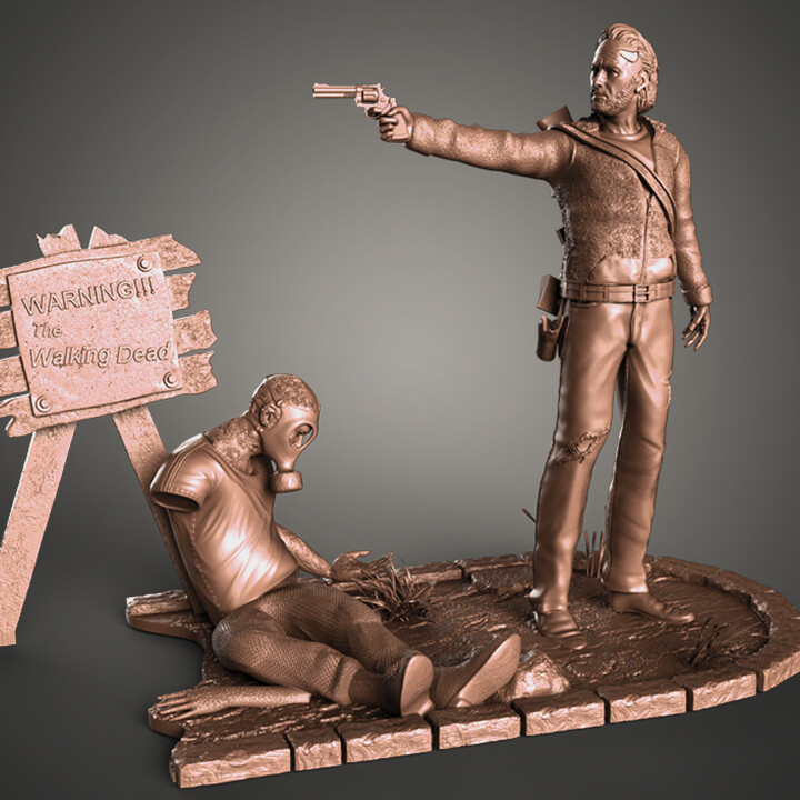 Walking Dead - Rick 3D Printable Model