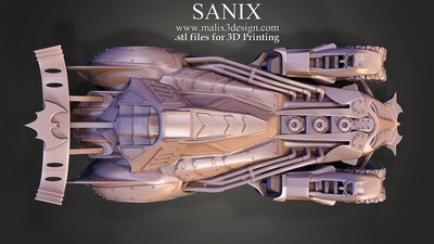 BATMOBILE - 3D Printable Model