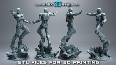 IRON SUIT ( model 3 ) - 3D Printable Model