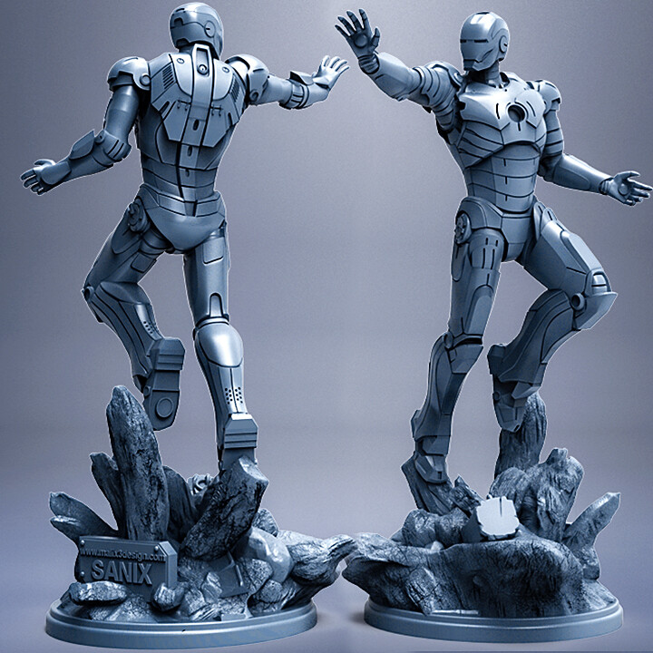 IRON MAN - 3D Printable Model