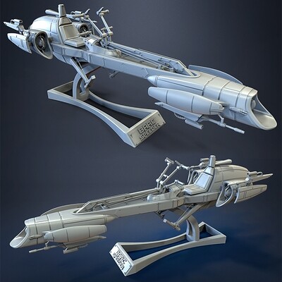 STAR WARS - BARC speeder for 3D Print