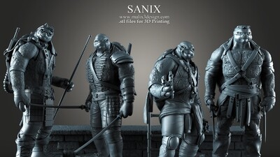 TMNT KIT ( 4 Heroes ) - STL Files