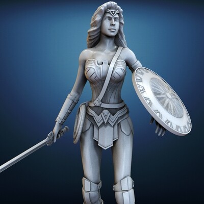 Wonder Woman - 3D Printing STL Files