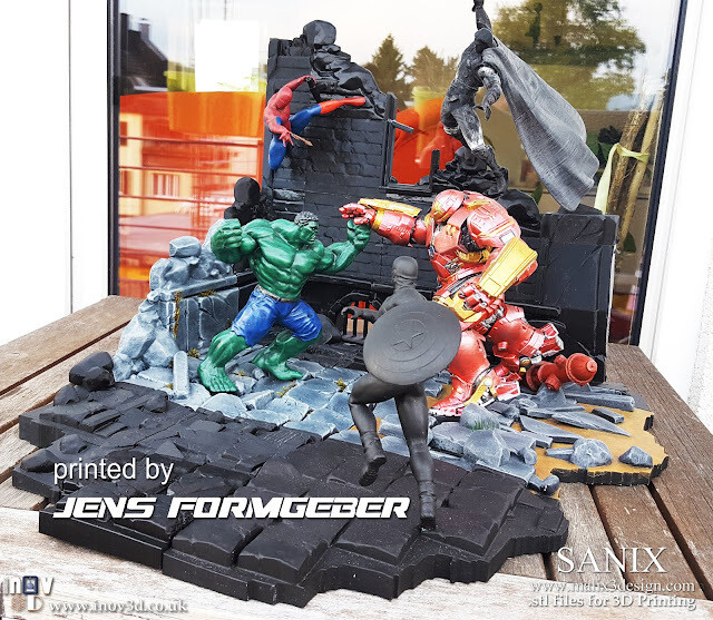 AVENGERS ( diorama ) - STL Files