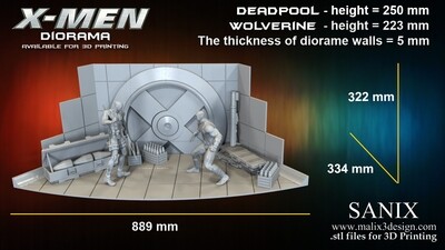 X-Men - for 3D Printing