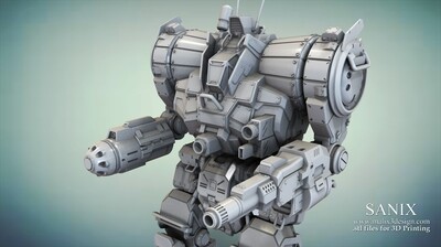 Mech ZEUS - 3D Printable Model