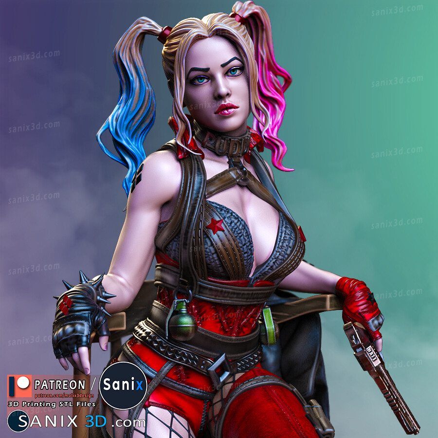Harley quinn 3d