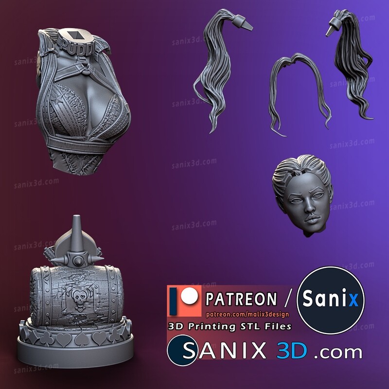 Harley Q ( BUST ) - STL Files