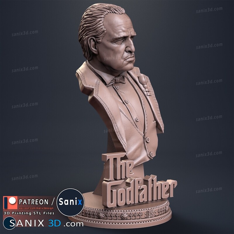 The Godfather ( bust )  - STL Files
