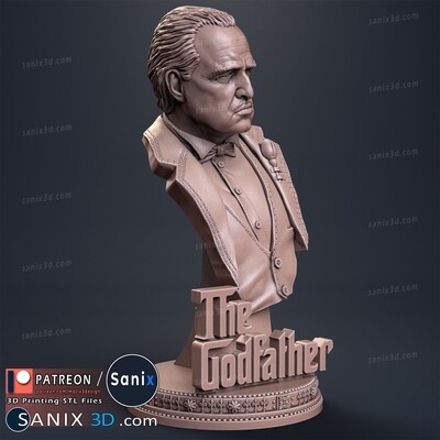 The Godfather ( bust )  - STL Files
