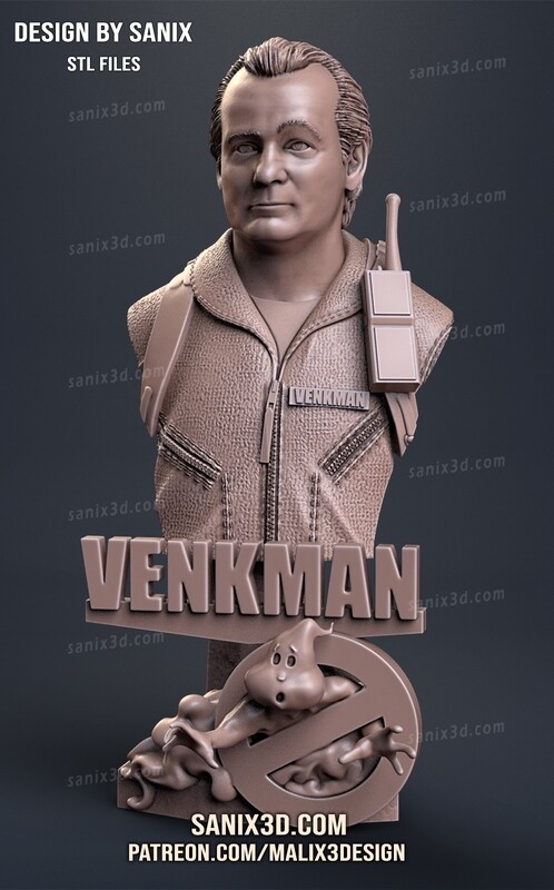 GHOSTBUSTERS (4-busts ) - STL Files