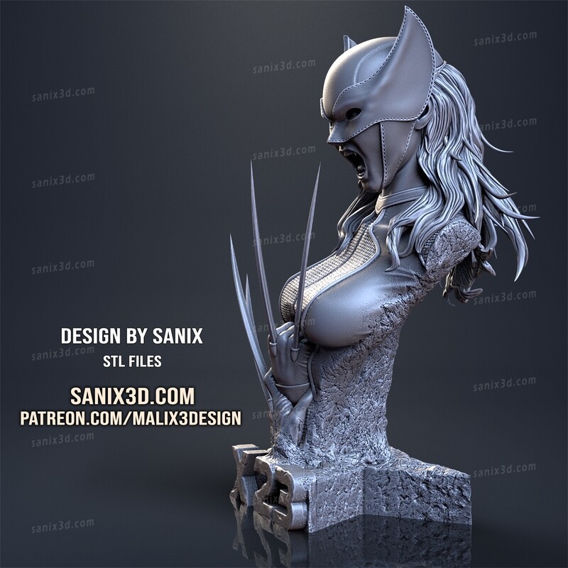 X - 23 ( bust ) / STL Files