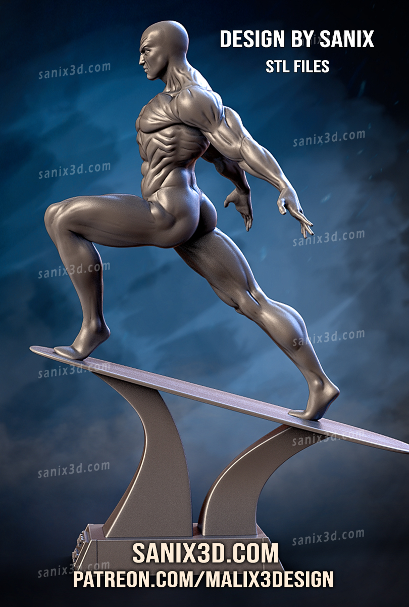 SILVER SURFER (all 3 Version) - STL Files