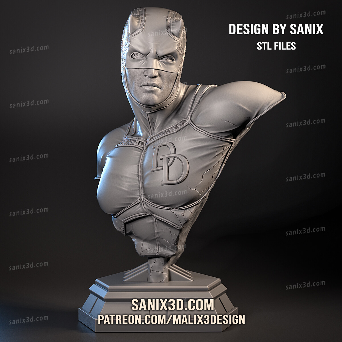 DAREDEVIL ( bust ) - STL Files