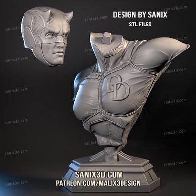 RED DEVIL ( bust ) - STL Files
