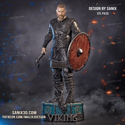 VIKING ( Ragnar Lothbrok ) - STL Files