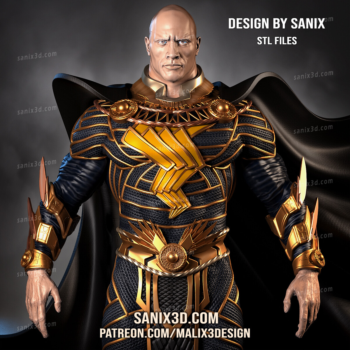 Black Adam - STL Files