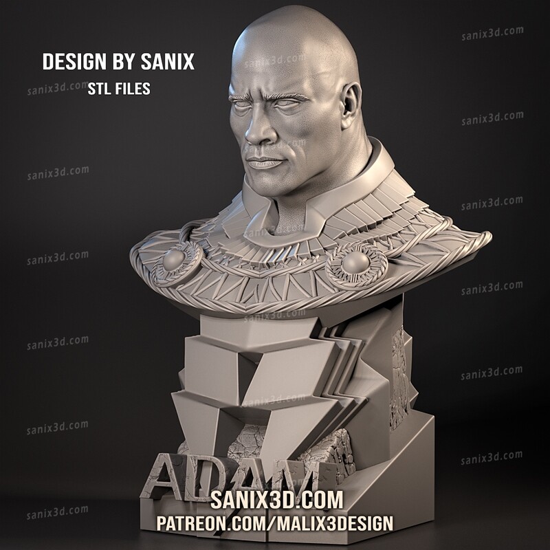 God Adam ( bust ) - STL Files