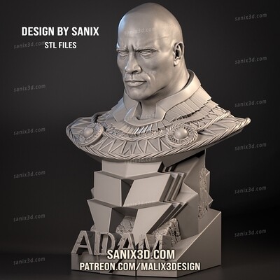 God Adam ( bust ) - STL Files