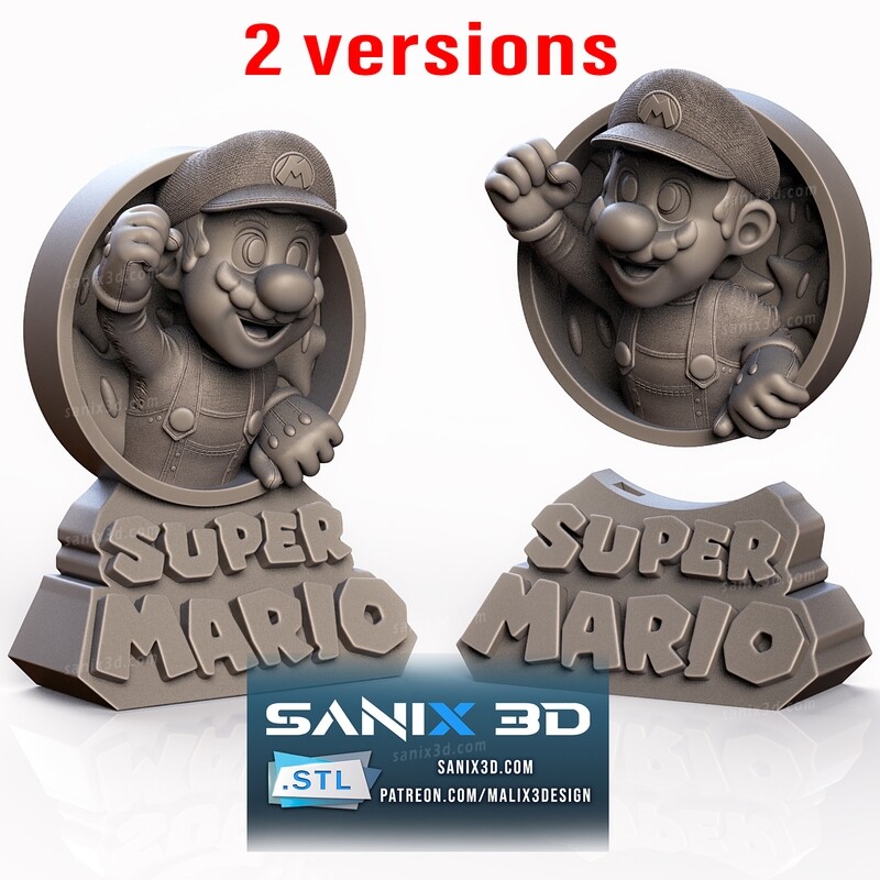 SUPER MARIO - STL Files