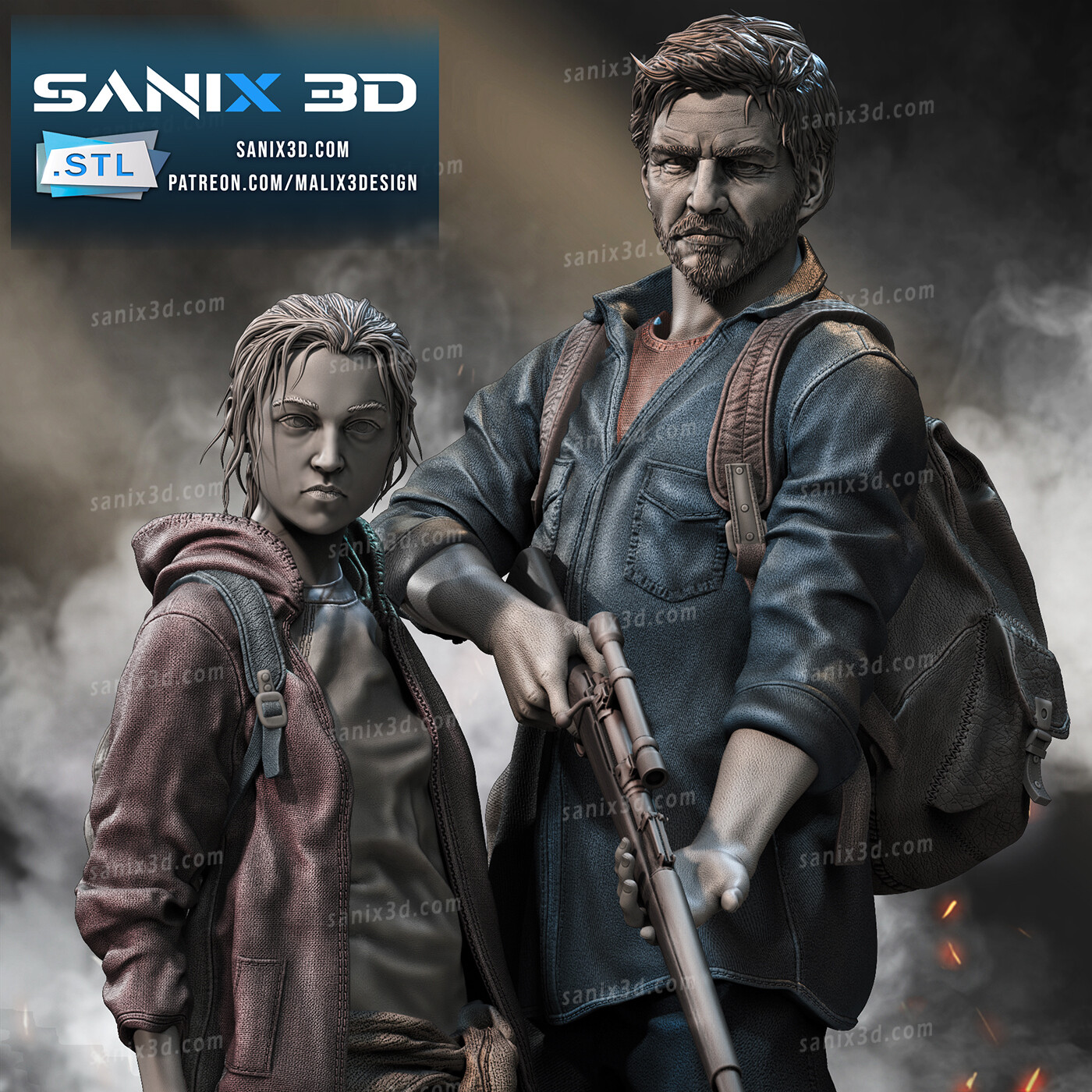 3D file The Last of Us II Ellie 🎮・3D printer model to download