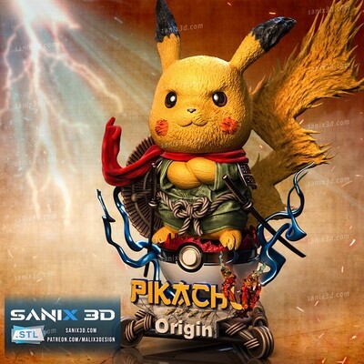 PIKACHU ( Pokemon ) - STL Files