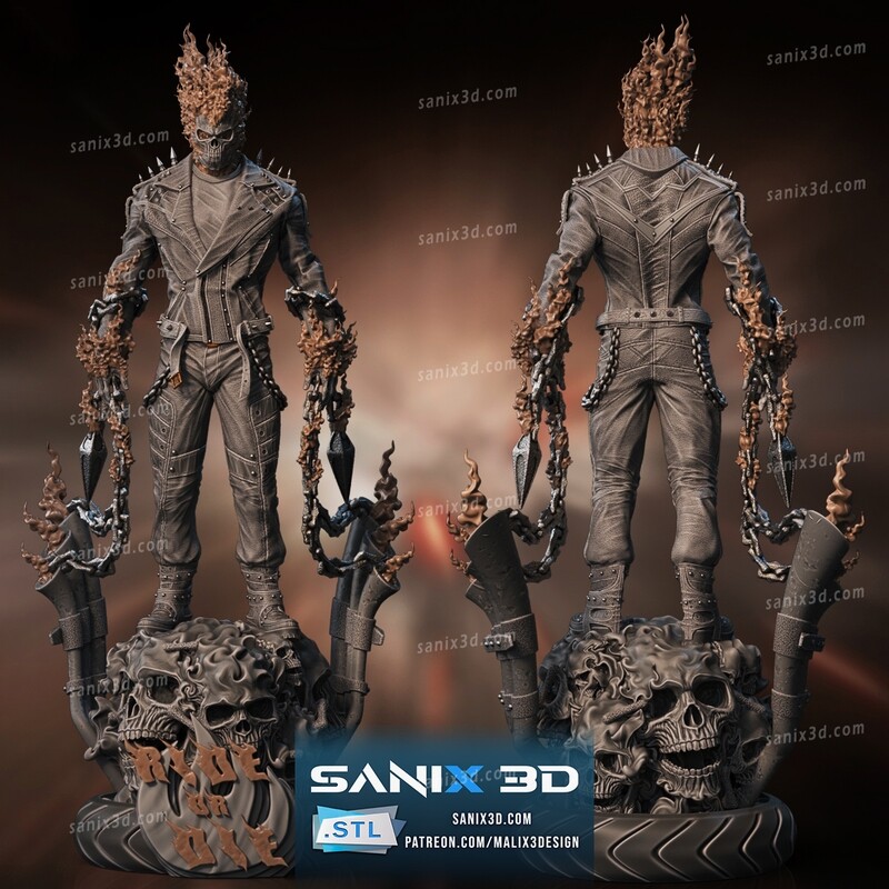 Ghost Biker - STL Files